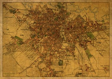 Map of Sao Paulo 1913