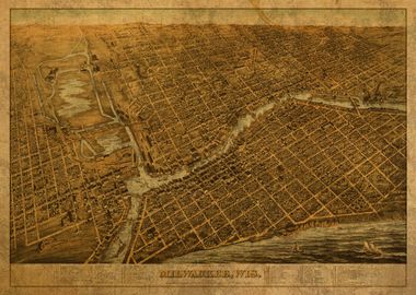 Milwaukee Map 1872