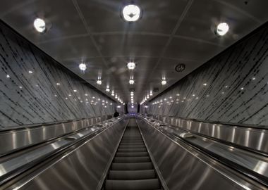 Airport Escalator