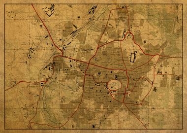 Aleppo Syria Map 1958