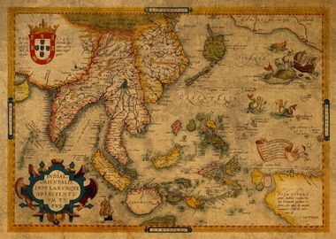 Southeast Asia Map 1619