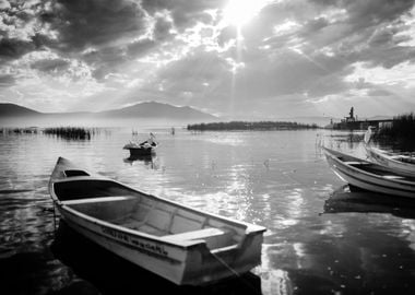 Sunset on Chapala Lake