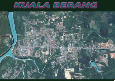 Kuala Berang Map