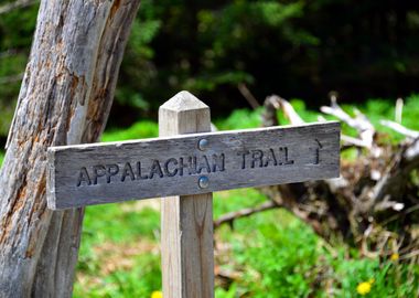 Appalachain Trail sign