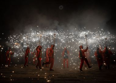 Correfocs in Catalonia