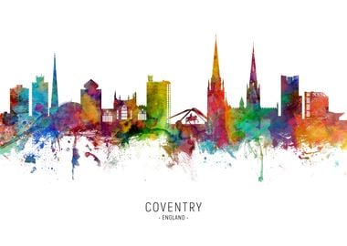 Coventry England Skyline