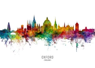 Oxford England Skyline