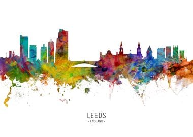 Leeds England Skyline