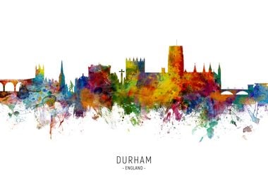 Durham England Skyline