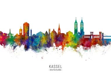 Kassel Deutschland Skyline