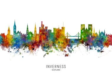 Inverness Scotland Skyline