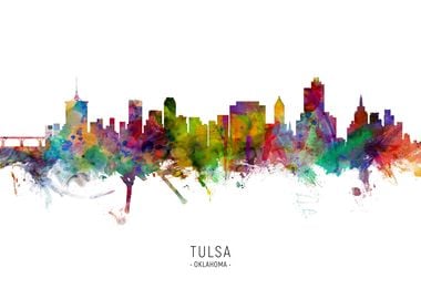 Tulsa Oklahoma Skyline