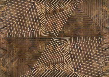 Geometric Wooden Pattern