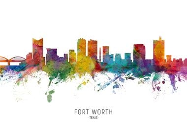 Fort Worth Texas Skyline