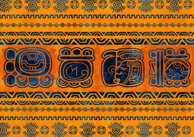 Maya Ornaments and Glyphs