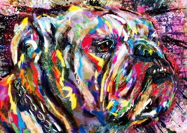 English Bulldog Art