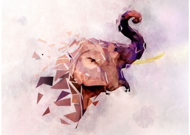 Elephant watercolor