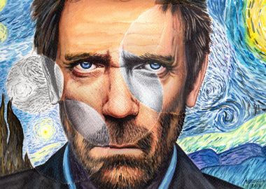 Dr House noche estrellada