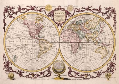 Map of the World 1782