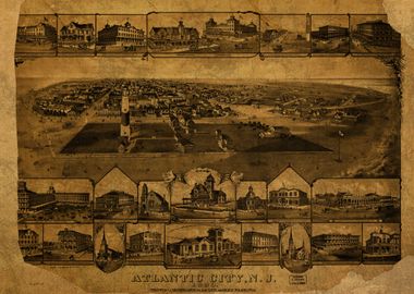 Atlantic City Map 1880