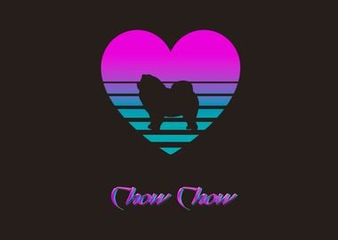 Chow Chow Vaporwave