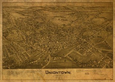 Uniontown Pennsylvania Map