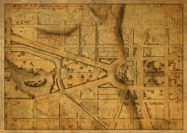 Capitol Grounds Map 1815