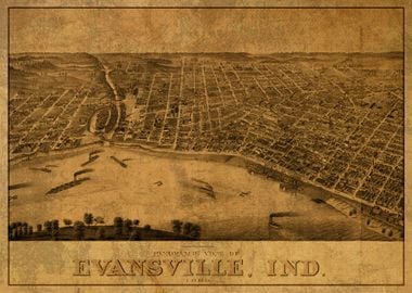 Evansville Indiana Map