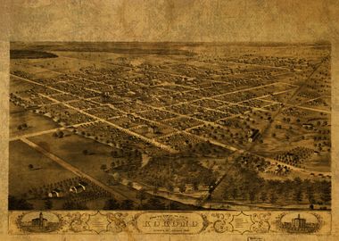 Kokomo Indiana Map 1868