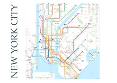 New York City Metro map