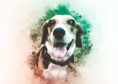 Beagle Watercolor