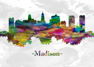 Madison Wisconsin skyline