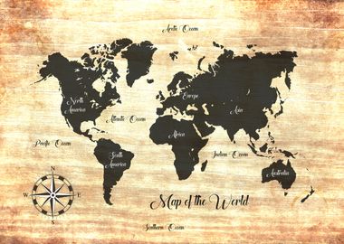 World Map Of The Earth