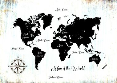 World Map Of The Earth