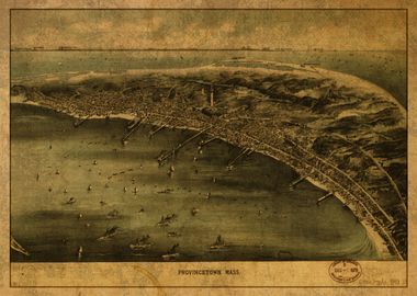 Provincetown Mass Map 1910