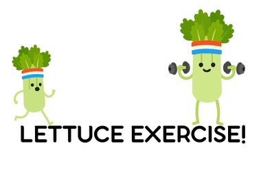 Lettuce exercise pun