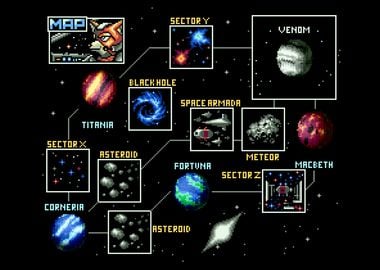 Starfox Map