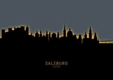 Salzburg Austria Skyline