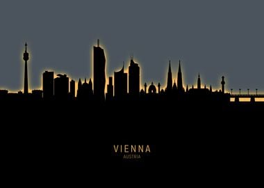 Vienna Austria Skyline