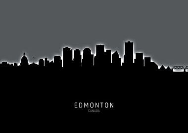 Edmonton Canada Skyline