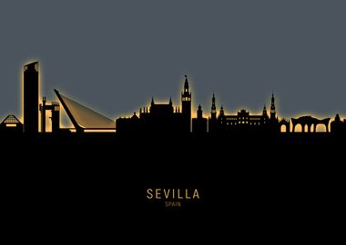 Sevilla Spain Skyline