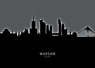 Warsaw Poland Skyline