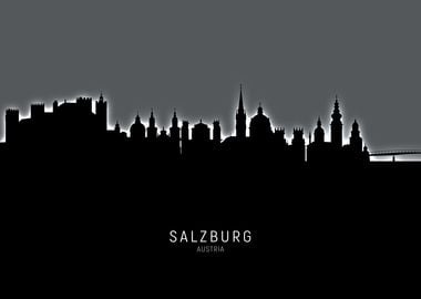 Salzburg Austria Skyline