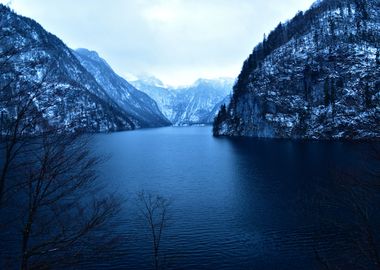 Winter Mountain Landscape