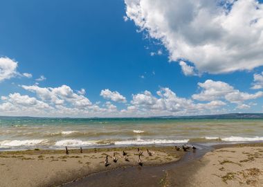 Bolsena lake Italy