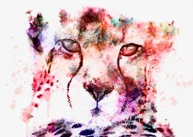 Cheetah Watercolor