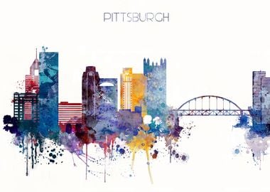 Pittsburgh PA Skyline 