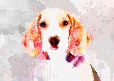 Beagle Watercolor