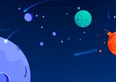 Space abstract background