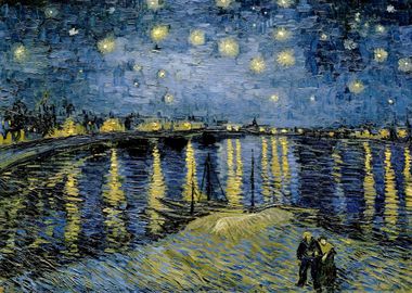 Van Gogh Starry Rhone